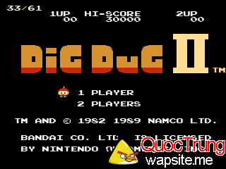 preview Dig Dug II - Trouble in Paradise